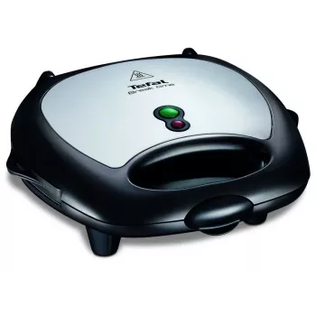 Sumuštinių keptuvė Tefal Break Time SW6148 – 2 sumuštiniams, nuimamos nelimpančios plokštės, laido laikymas, juoda/pilka