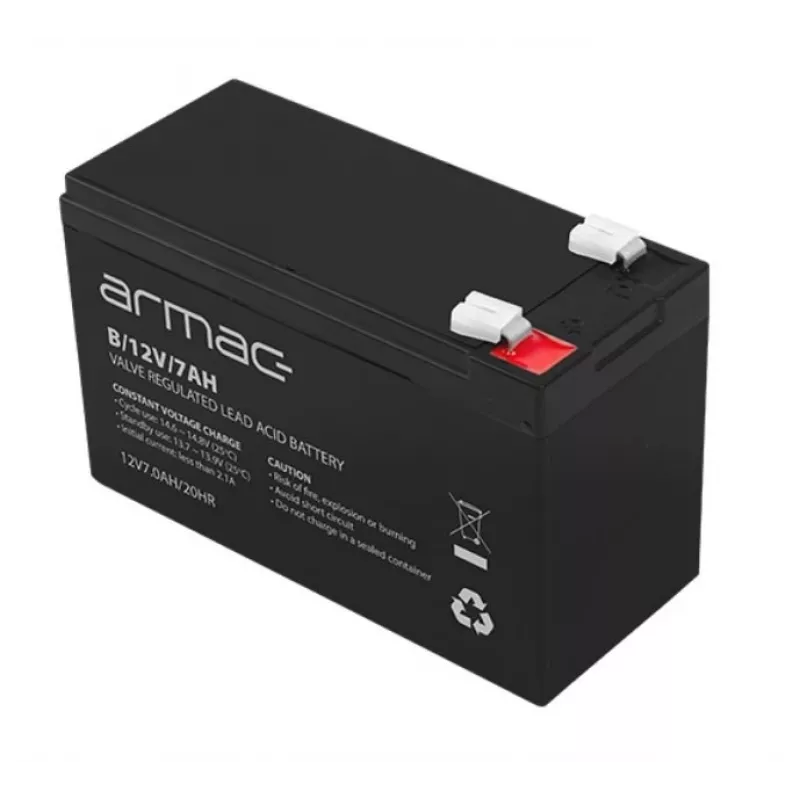 ARMAC B/12V/7AH – sandarus švino rūgšties akumuliatorius 12V 7Ah
