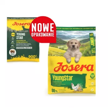 Sausas šuniukų ėdalas JOSERA Junior YoungStar, 3 kg maišas, pilnavertis granules
