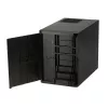 Kompiuterio korpusas SilverStone SST-DS380B Mini-ITX juodas