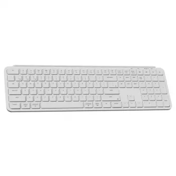 Keychron B6P-K8 klaviatūra pilno dydžio USB RF belaidė Bluetooth dramblio kaulo spalvos