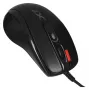 A4 Tech X-710 žaidimų pelė su slinkimo ratuku, laidas, USB, 2000 DPI, juoda