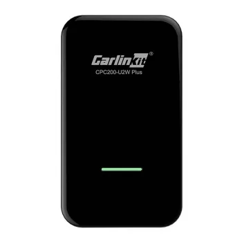 Belaidis adapteris Carlinkit U2W Plus, skirtas Apple CarPlay, juodas