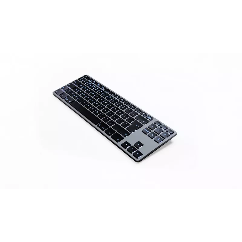 Matias RGB apšviesta aliumininė klaviatūra „Mac Tenkeyless“ kosminė pilka