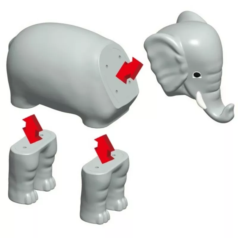 Popular Playthings Magnetiniai gyvūnėliai Mix or Match, įvairiaspalviai