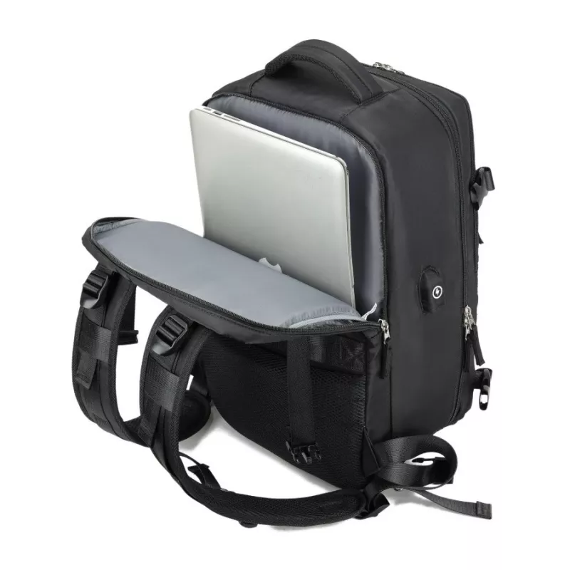 Kuprinė NOVEEN CTB400 unisex 25 L, poliesteris, 40×25×20 cm, juoda