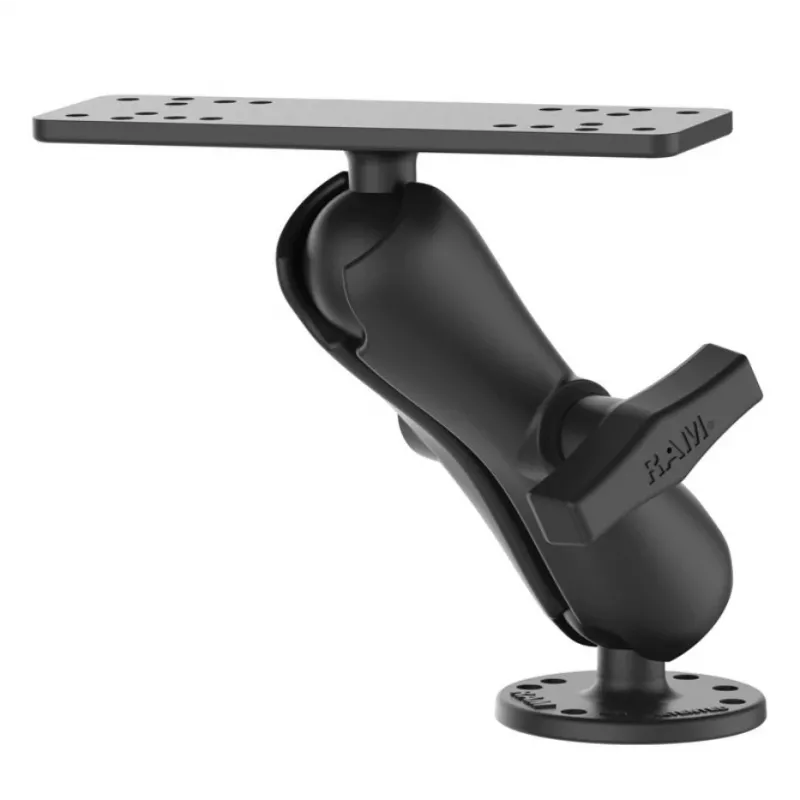 RAM Mounts laikiklis jūrinei elektronikai RAM-111U, aliuminis, juodas