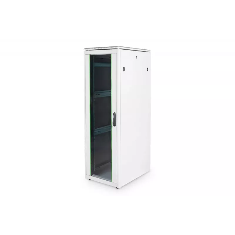 DIGITUS 36HE Unique tinklo spinta 600x800 mm stiklinės durys pilka