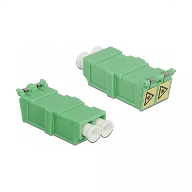 Optiminis skaidulų movos jungiklis DeLOCK 85927 LC Duplex moteriška-moteriška 4 vnt.