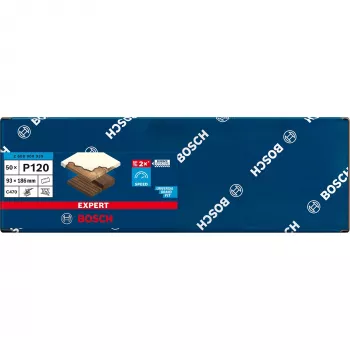 Šlifavimo popieriaus lapas Bosch 2608900939 93x186 mm K120 dažytiems paviršiams ir medienai