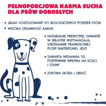 TEO Rich in beef – sausas šunų ėdalas su jautiena – 9 kg