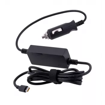 Automobilinis ir aviacinis kroviklis Lenovo 40AK0065WW USB-C 12/15V DC juodas