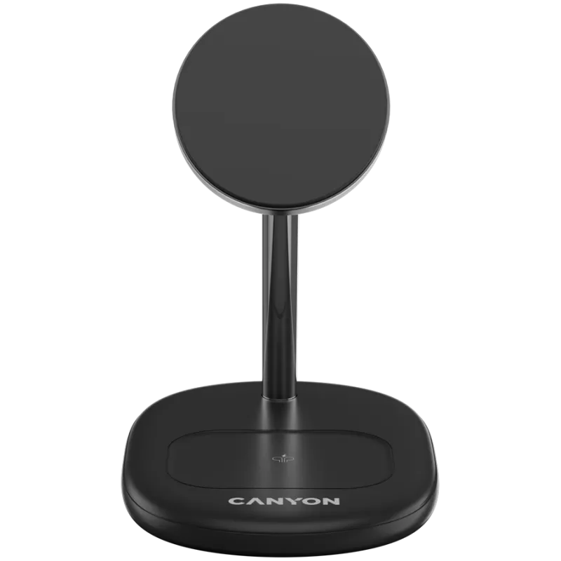 Canyon On Power 205 - belaidė 2in1 įkrovimo stotelė dviems įrenginiams vienu metu - juoda