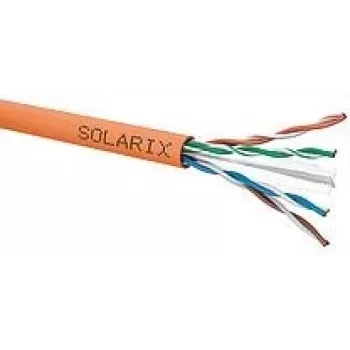 Vytosios poros kabelis SOLARIX CAT.6 U/UTP LSOHFR B2ca s1d1a1 ritė 500 m