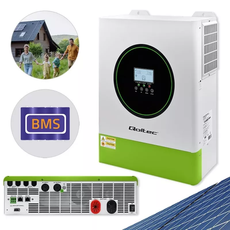 Qoltec hibridinis saulės inverteris Off-Grid 11000W