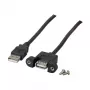 USB laidas Efb K5291SW.0,5V2 juodas