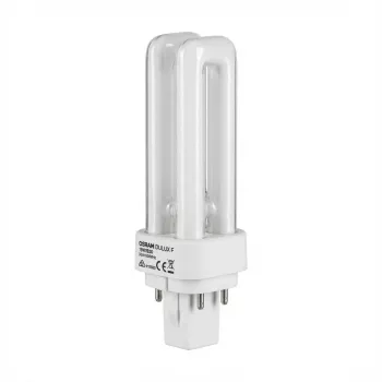 Kompaktiška fluorescencinė lempa Osram DULUX F24 EM V 12W 840 2G10, 12 W, 4000 K, 1500 lm, 2G10 lizdas