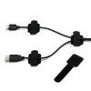 LABEL THE CABLE PRO Sieninis Velcro laikiklis laidams, 50 vnt. - juoda