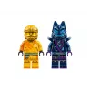 LEGO NINJAGO Arino kovinis mechas – veiksmo figūrėlė ninja žaislas nuo 4 metų berniukams, mergaitėms ir vaikams, Dragons Rising rinkinys su Arino minifigūrėle ir Mini Kata