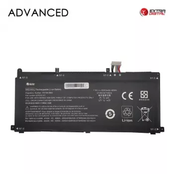 Baterija nešiojamam kompiuteriui Extra Digital NB462155, HP ME04XL, 6000 mAh, 46 Wh