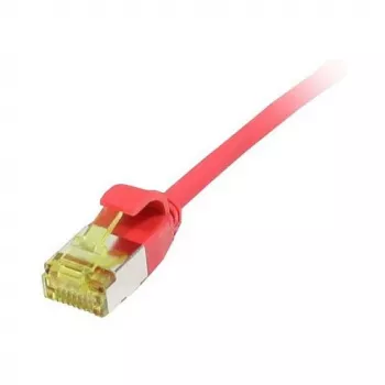 Patch Laidas RJ45, CAT6A 500 MHz, 5 m, Raudonas, U/FTP, plonas apvalus d=3,8 mm, TPE/LSZH (Superflex), AWG32, su Cat.7 žaliava, Synergy 21 (S217347V3)