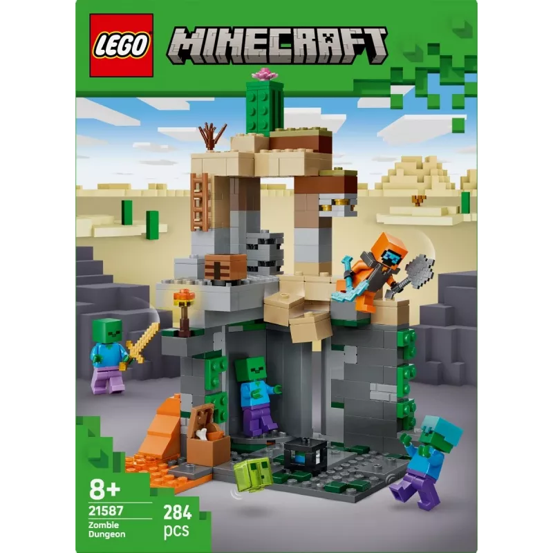 LEGO MINECRAFT 21587 Zombie Dungeon – Zombių požemis