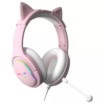 Ausinės žaidimams Subsonic Spectra LED Gaming Headset Sweety Pink