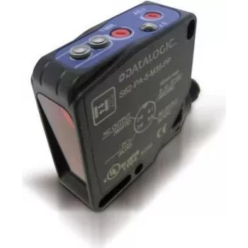 Fotoelektrinis jutiklis Datalogic S62-PA-5-M11-PP, juodas ABS korpusas, IP67, 18×50×50 mm