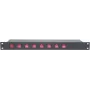 Maitinimo skirstymo plokštė EUROLITE 19 colių 8× IEC C13 lizdai modelis 70008277