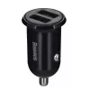 Automobilinis įkroviklis Baseus Gain Pro Universal Black — 2× USB 2.0, 2,4 A vienam prievadui, įėjimas 12–24 V, 5 V išėjimas
