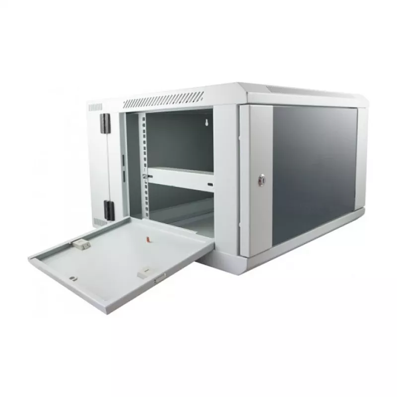 Serverinis spintos stovas ALLNET SMB6606 pilkas, 23 kg, kompaktiškas tinklo/serverio korpusas
