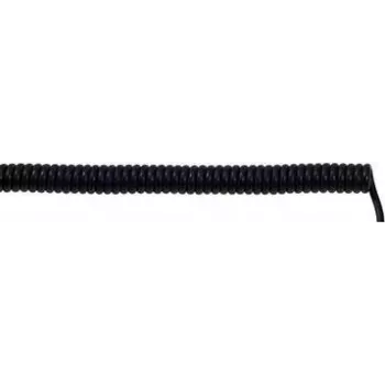 LAPP 73220250 spiralinis kabelis UNITRONIC® SPIRAL 100 mm / 400 mm 4 x 0,25 mm² juodas 5 vnt.