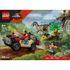 Konstruktorius LEGO Jurassic World 76972 Raptor Off-Road Escape, 285 dalių, 2 minifigūrėlės, nuo 6 metų