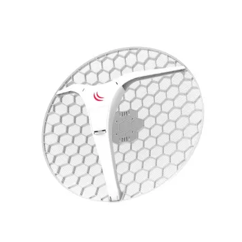 Tinklo antena MikroTik LHG XL HP5 27,5 dBi 5 GHz dviguba poliarizacija, PoE, 245 mm aukštis, 55 cm skersmuo