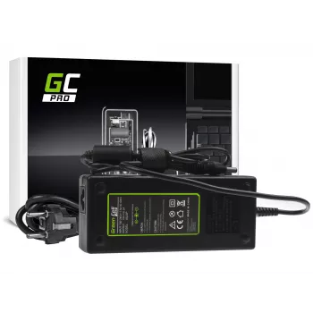 Maitinimo adapteris / inverteris Green Cell AD22P 120 W 19 V 6,3 A, skirtas ASUS nešiojamiesiems kompiuteriams, vidaus naudojimui, juodos spalvos