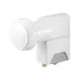 Wentronic Goobay Universal Twin LNB, pilkai balta – skaitmeninis SAT LNB (DVB-S2) 2 abonentams (4K/HDTV/3D priėmimas) (67270)