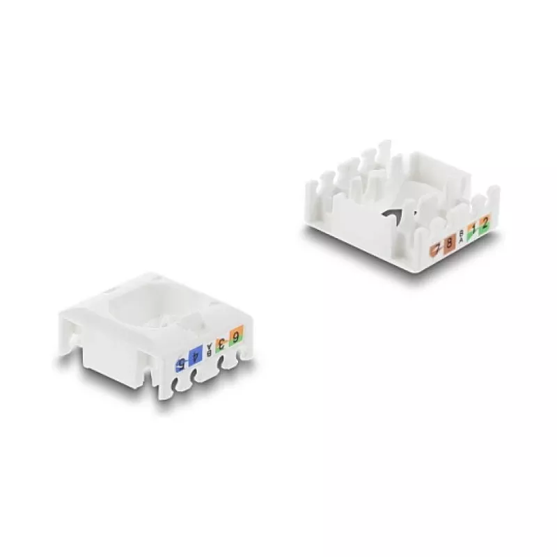 Delock 90794 Keystone modulis RJ45 į LSA Cat.6 UTP, su fiksavimo spaustuku, be kabelio rišimo