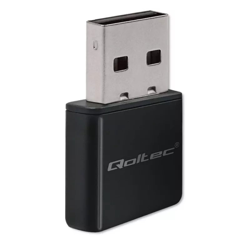 Wi-Fi USB adapteris QOLTEC NANO 56986 – mini N, USB 2.0, 802.11n