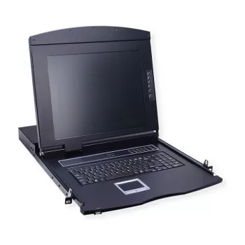 VALUE 19 colių KVM konsolė – 43 cm (17 colių) TFT (16:9) – VGA – USB – DE išdėstymas