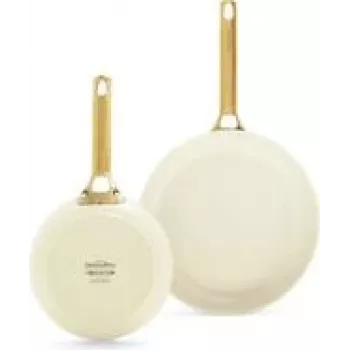 Keptuvių rinkinys GreenPan Padova Reserve – aliuminis, kreminė, Ø20 cm ir Ø26 cm, 2 vnt.