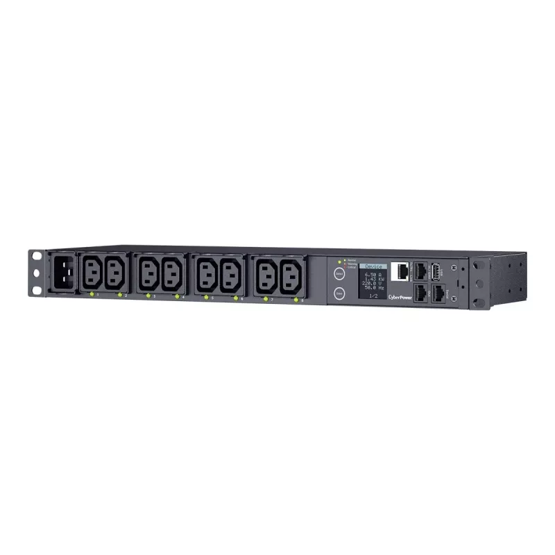 CyberPower PDU41005 valdomas maitinimo skirstytuvas (PDU) 8 AC lizdai 1U juoda