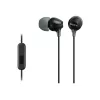 Sony MDR-EX15AP laidinės ausinės, 8–22000 Hz, skambučiai/muzika, 3 g, juodos
