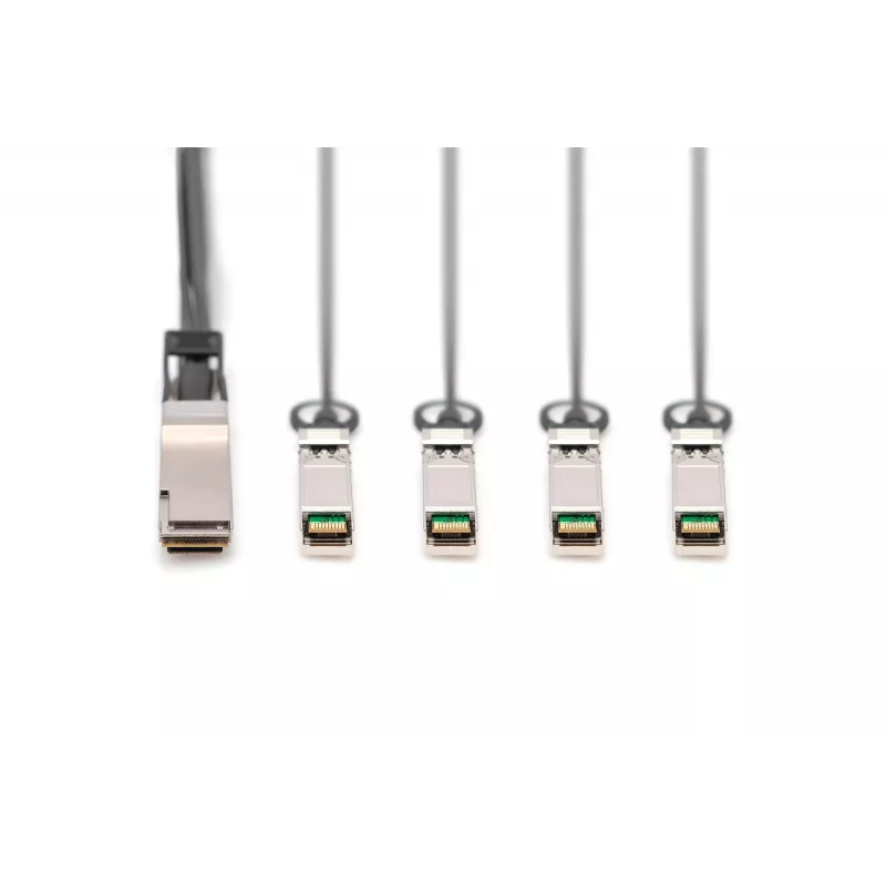 Digitus 40G QSFP+ į 4xSFP+ tiesioginio prijungimo kabelis 3m