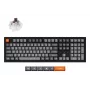 Keychron K10 Max K10M-H3 mechaninė belaidė klaviatūra, pilno dydžio, JAV išdėstymas, keičiami jungikliai, Super Brown jungikliai, RGB, USB + 2,4 GHz + Bluetooth 5.1, juoda