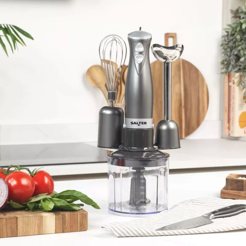 Salter EK2827GUNMETALFVDE Cosmos 3 in 1 blenderio rinkinys
