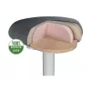 Biuro kėdė Leitz 65440085 su paminkštinta sėdyne, pilka, plastikinis rėmas