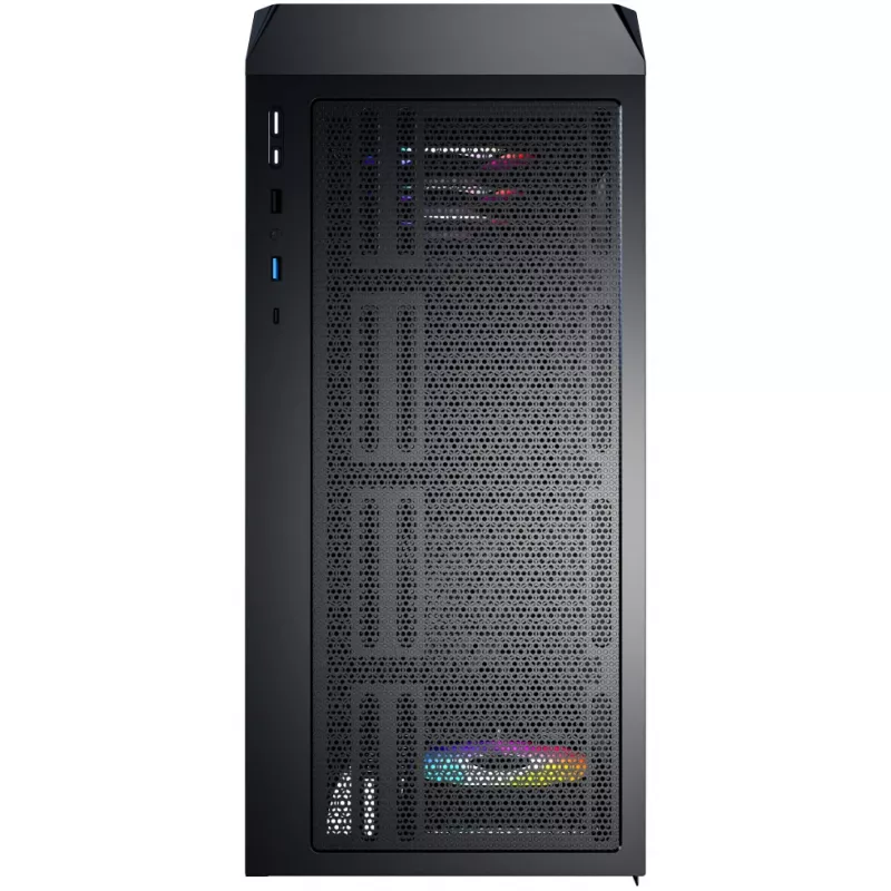 Kompiuterio korpusas Montech X5 Midi Tower Black ATX 3x140mm ventiliatoriai