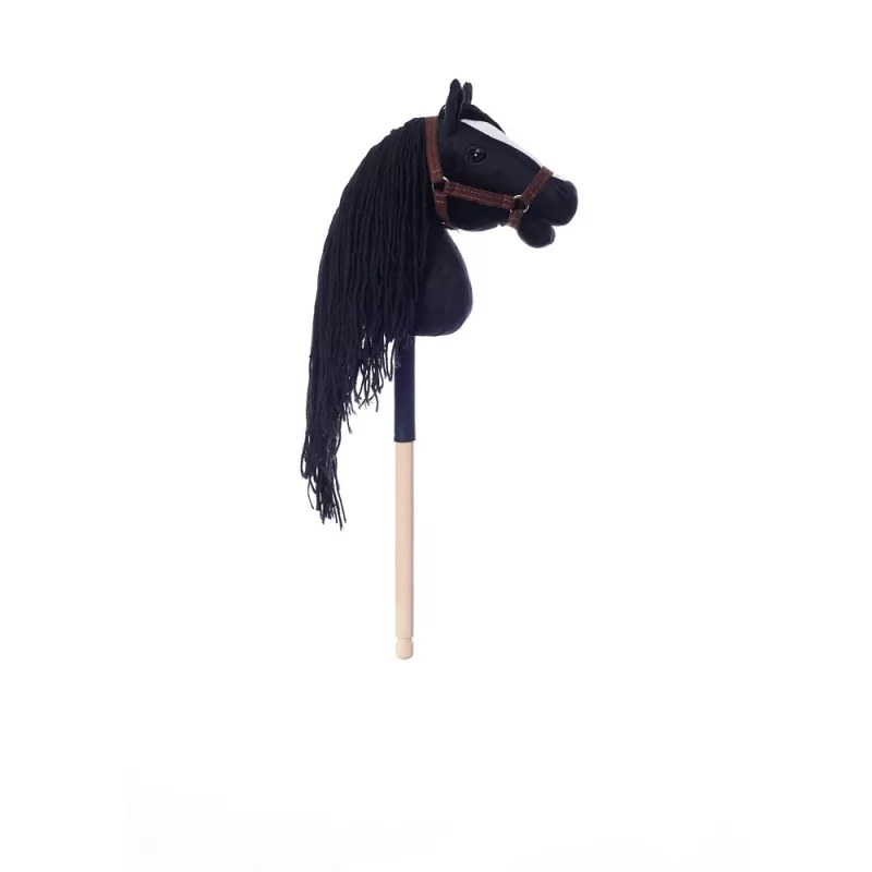 Žirgas ant lazdos HOPPIHORSE Hobby Horse A4 juodas