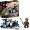 LEGO Microfighter Star Wars Plo Kono džedajaus žvaigždėlaivis 75400 — 89 dalių, 1 minifigūrėlė, nuo 6 m.
