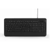 Gembird KB-UML-03 klaviatūra, multimedija, USB, ENG, juoda